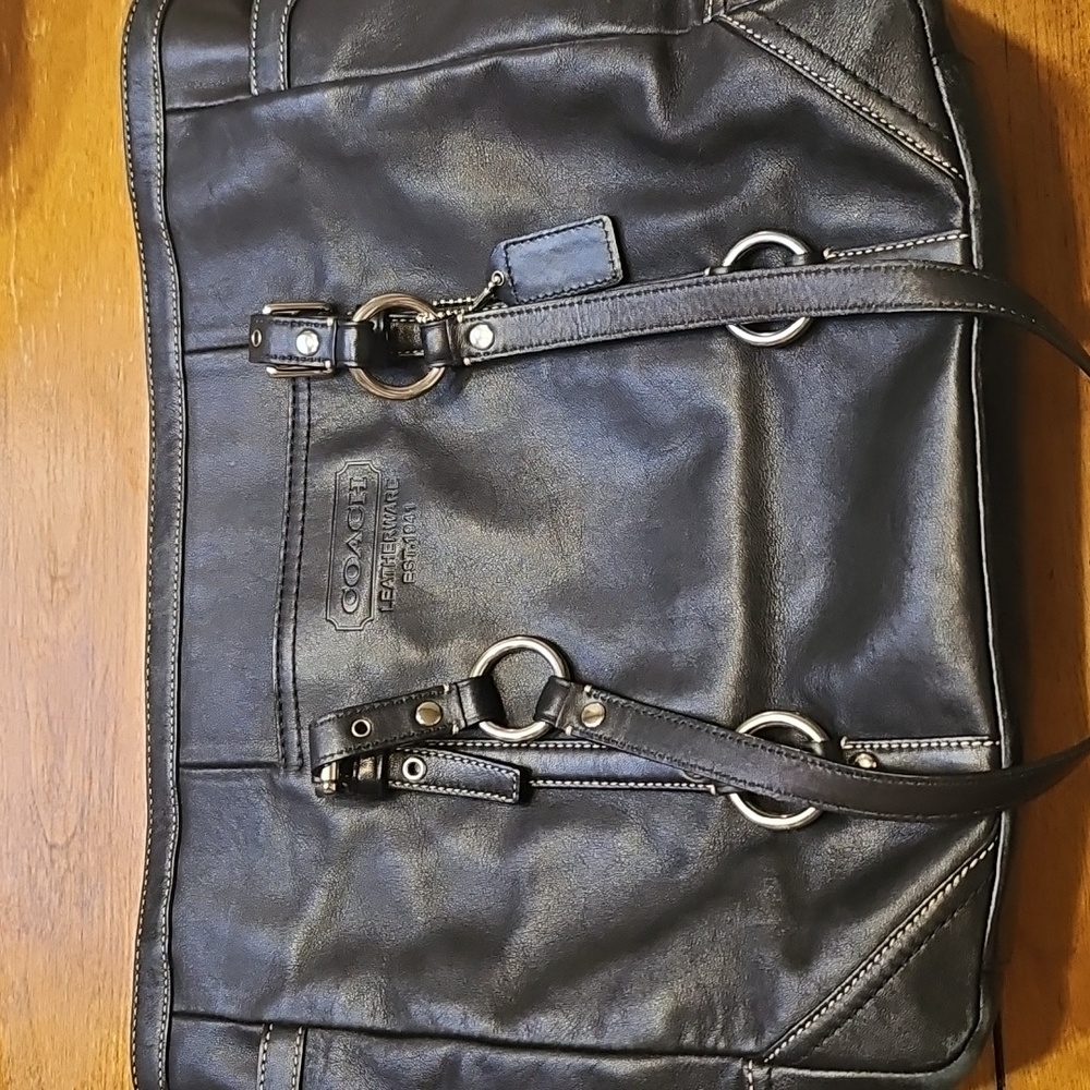 Coach Black Tote Shoulder Bag